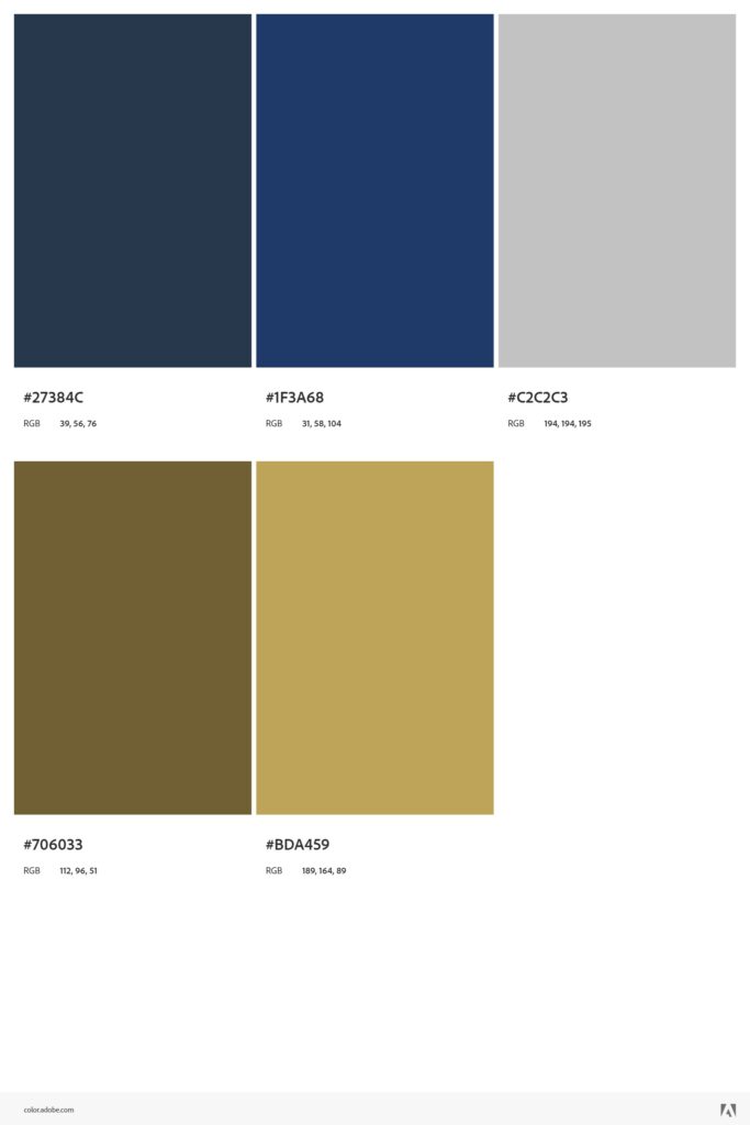 Image de Recherche de couleur pour le site et le logo version 2 via l'outil Adobe