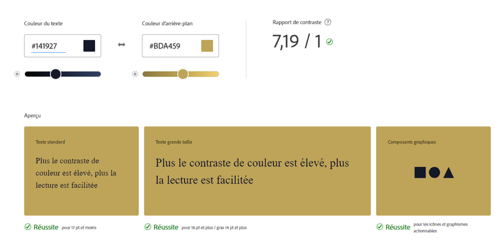 image de Recherche de couleur pour le site fond doré et bleu