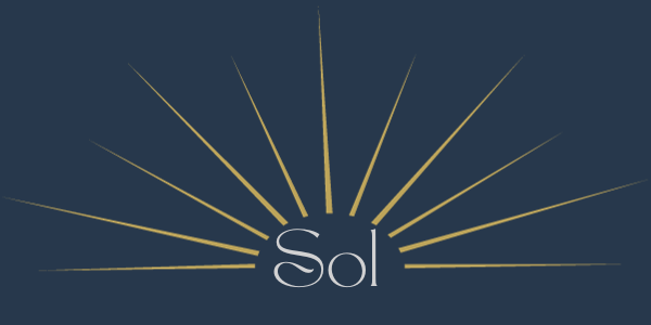 image du Logo Sol mini fond bleu doré et gris