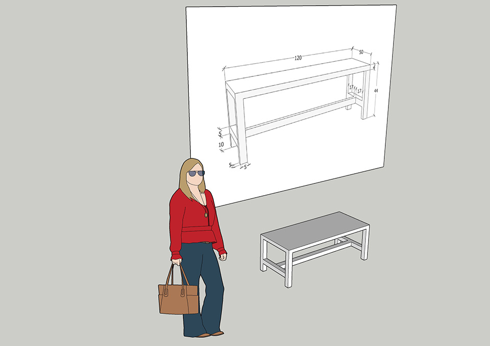 modélisation d'une table basse