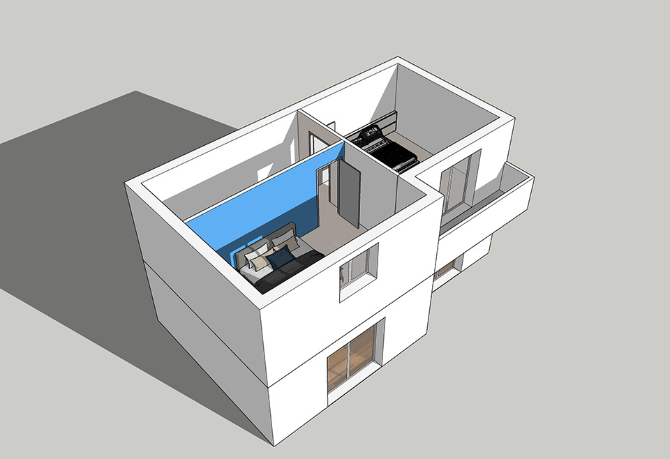 modélisation d'une maison