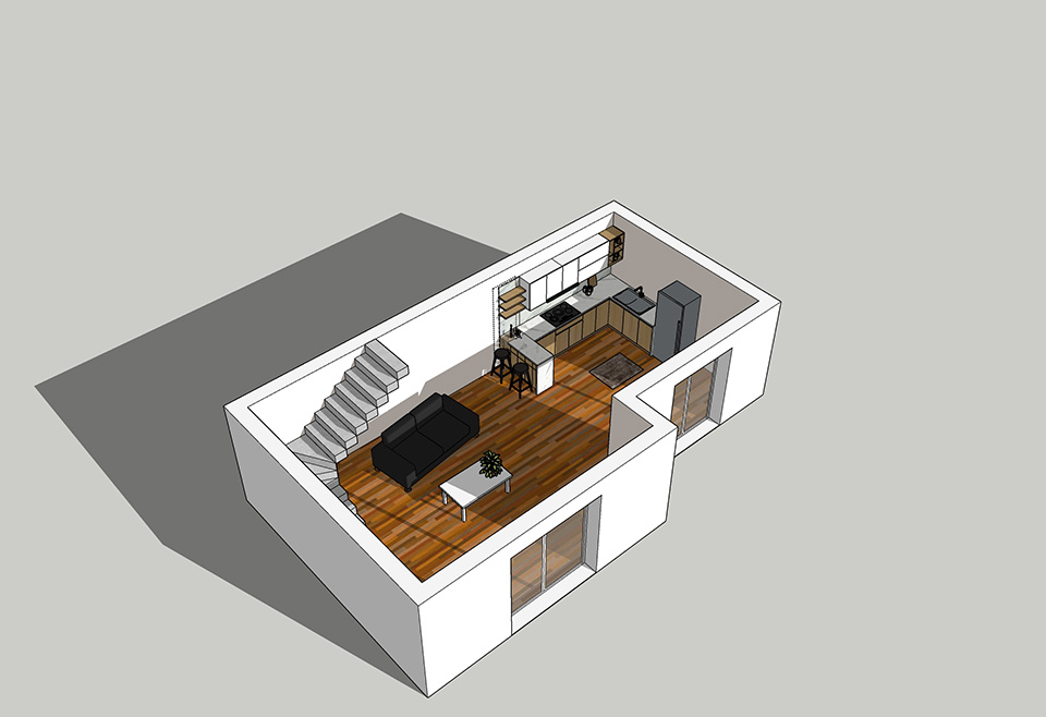 modélisation d'une maison