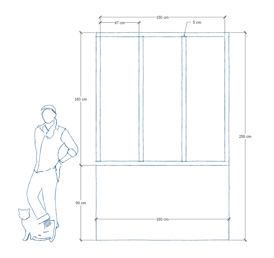 modélisation d'une fenêtre d'atelier