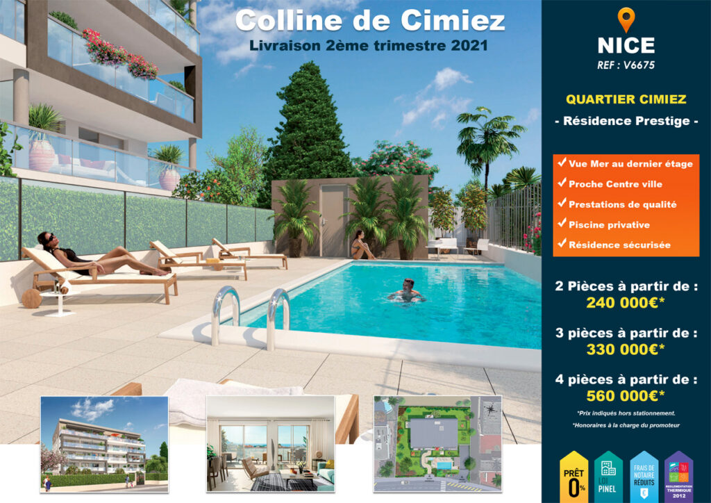 Affiche programme neuf à Nice