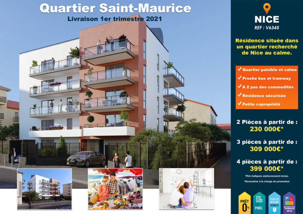 Affiche programme neuf à Nice