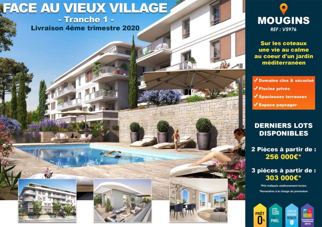 Affiche programme neuf à Mougins